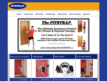 Tablet Screenshot of fitstrap.com